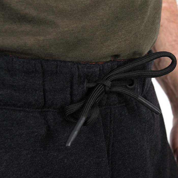 Fox Collection Black & Orange Lightweight Fishing Joggers Close Up 1