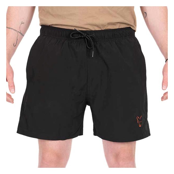 Fox Collection Lightweight Swim Shorts - Black