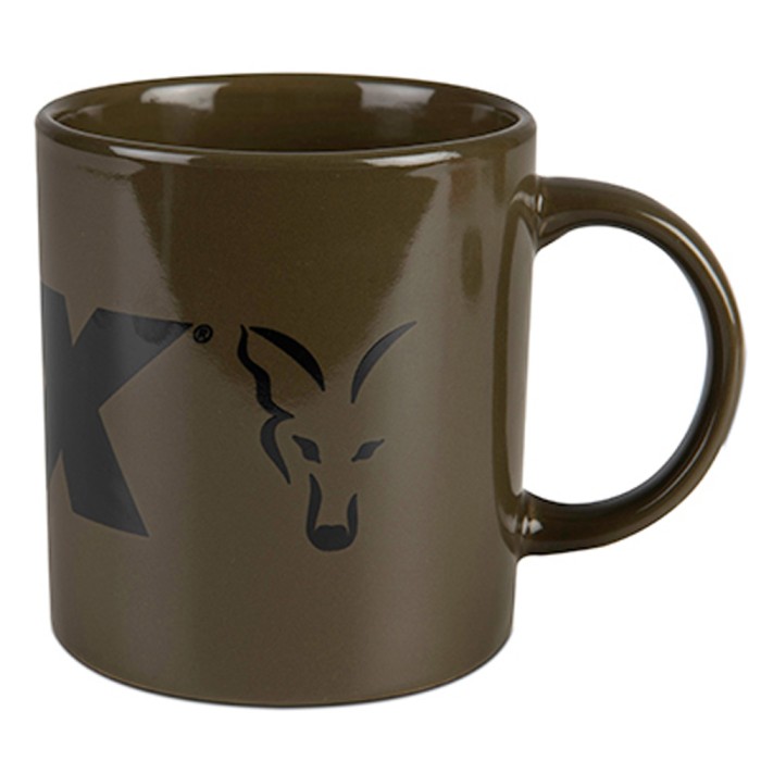 Fox Collection Green & Black Ceramic Mug Logo