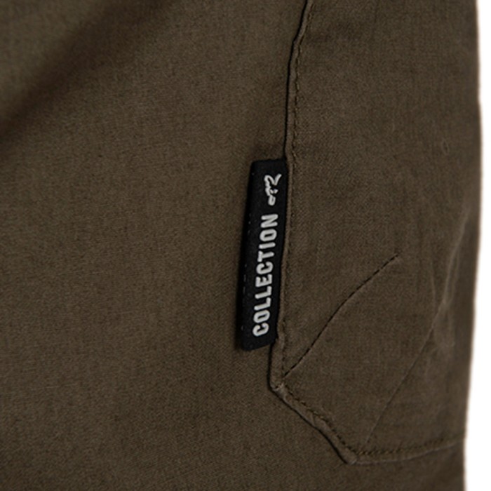 Fox Collection Green & Black Lightweight Cargo Fishing Trousers Close Up 4