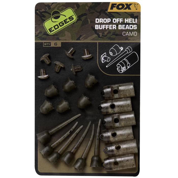 Fox Edges Camo Drop Off Heli Buffer Bead Kit
