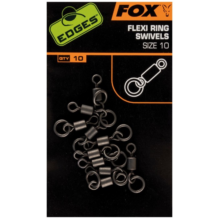 Fox Edges Flexi Ring Swivel Size 10
