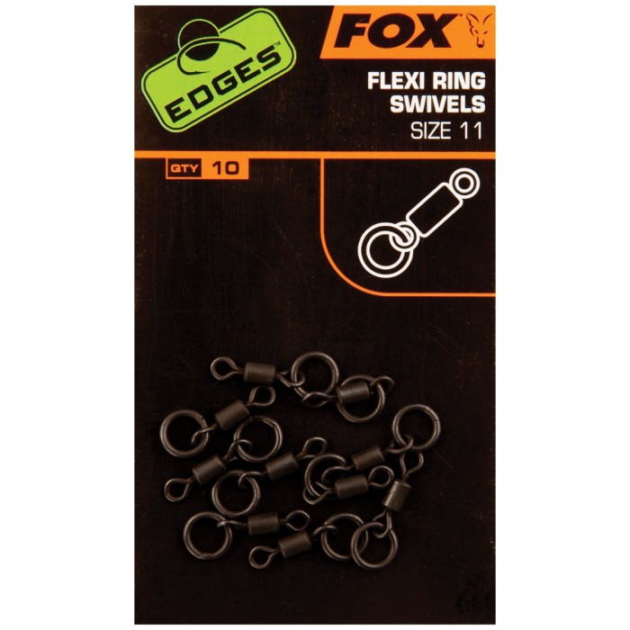 Fox Edges Flexi Ring Swivel Size 11