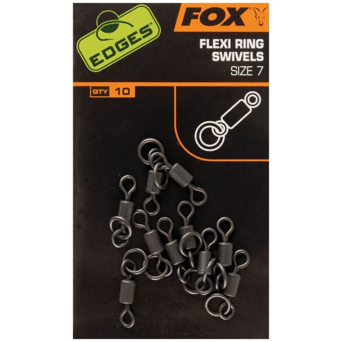 Fox Edges Flexi Ring Swivel Size 7