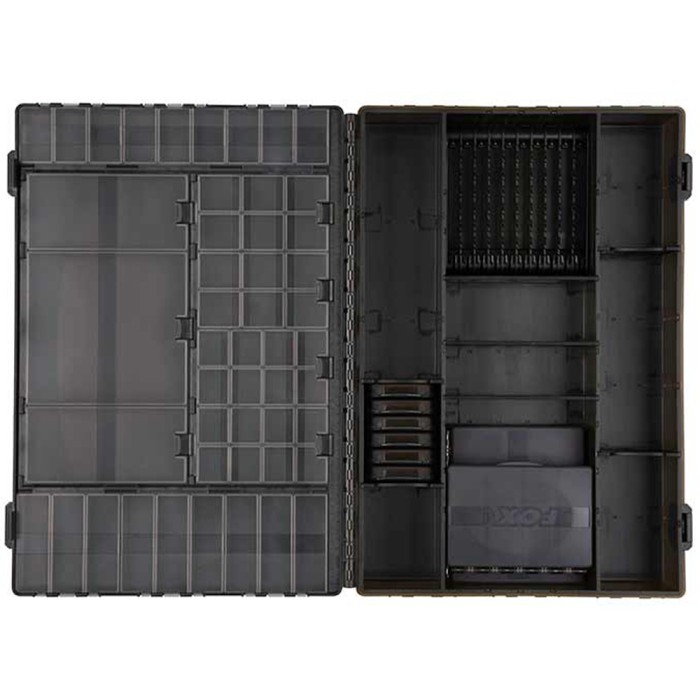 Fox Edges Large Tackle Box Loaded Open 1