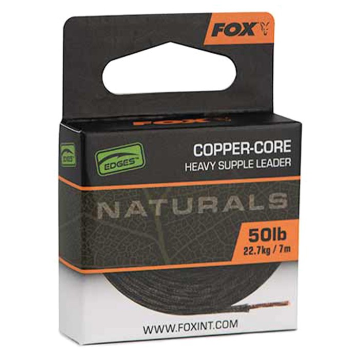 Fox Edges Naturals Copper-Core Leader 7m 2