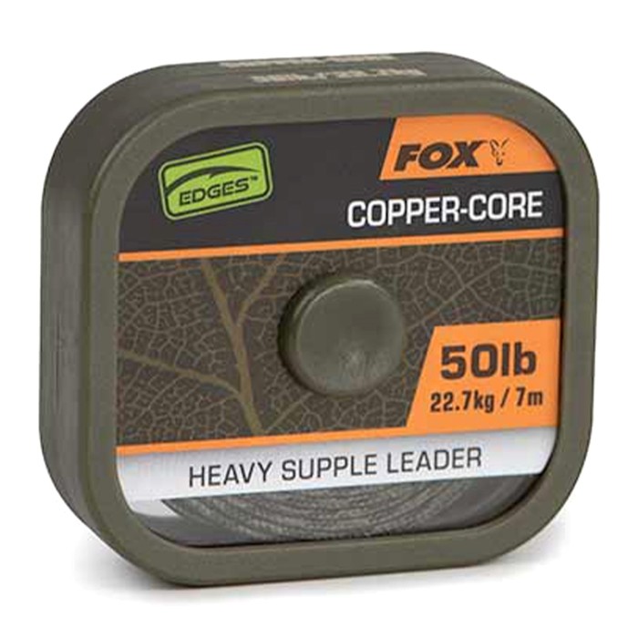 Fox Edges Naturals Copper-Core Leader 7m