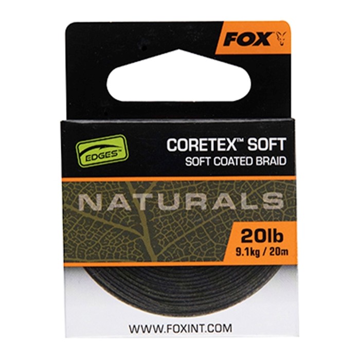 Fox Edges Naturals Coretex Soft Coated Braid 20m