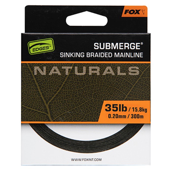 Fox Edges Naturals Submerge Fishing Braided Mainline