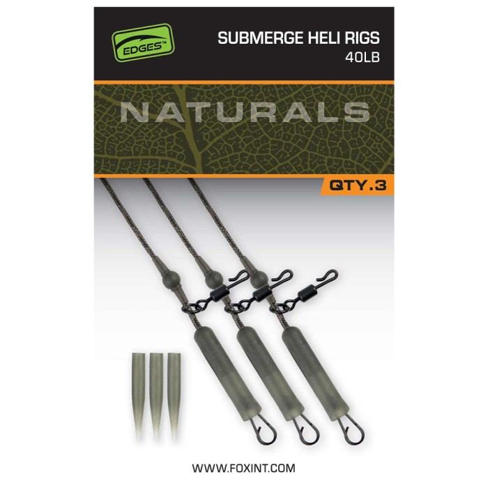 Fox Edges Naturals Submerge Heli Rig Leaders 1