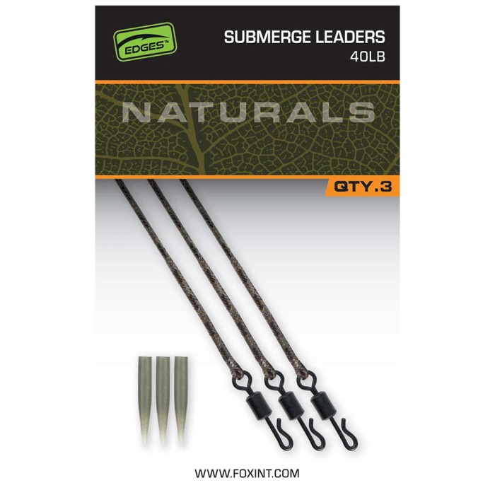 Fox Edges Naturals Submerged Leaders 1