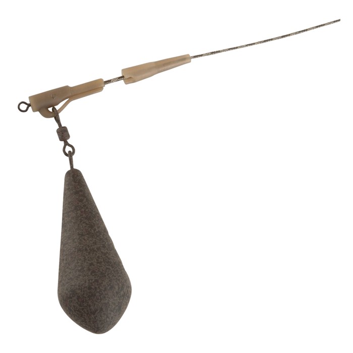 Fox Edges Slik Lead Clip Tail Rubber In Use