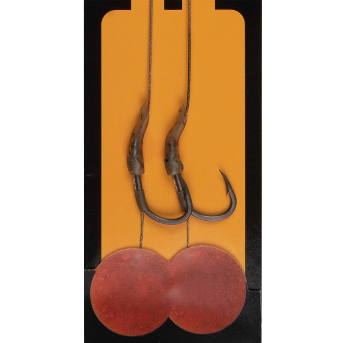 Fox Edges Wide Gape Camotex Semi Stiff Rigs Close Up