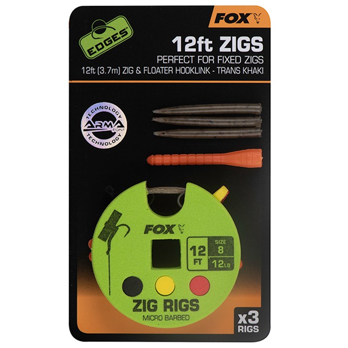 Fox Edges Zig Rig 8 X 3 12ft