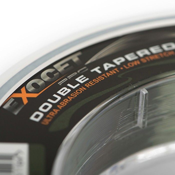 Fox Exocet Pro Lo-Vis Green Double Tapered Fishing Mainline 300m Close Up 2