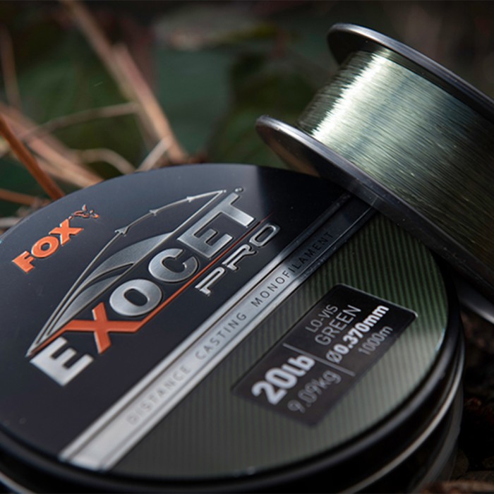 Fox Exocet Pro Lo-Vis Green Fishing Mono Line 1000m Close Up 4