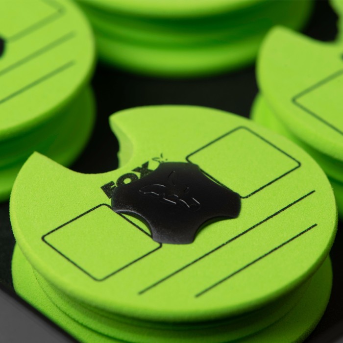 Fox F Box Medium Disc & Rig Fishing Box System + Pins and Discs Close Up 3