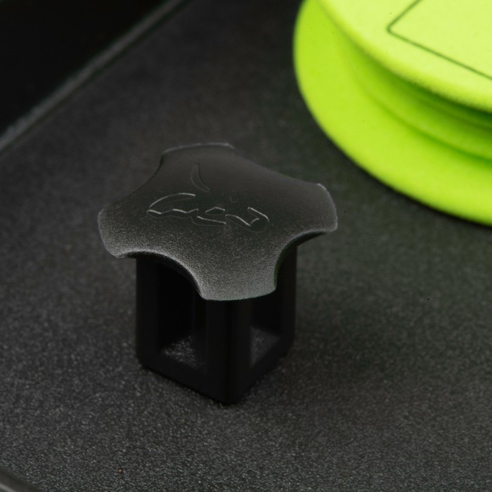 Fox F Box Medium Disc & Rig Fishing Box System + Pins and Discs Close Up 4