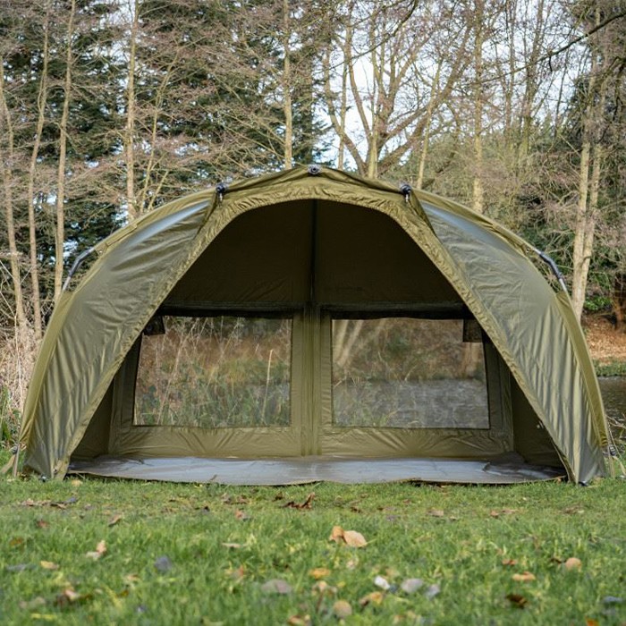 Fox Frontier Lite Fishing Groundsheet In Use