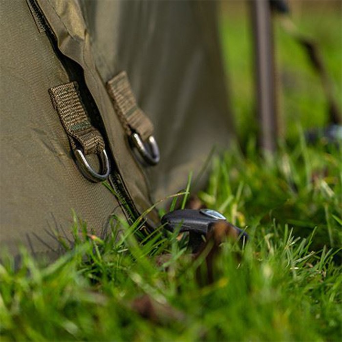 Fox Frontier Lite Fishing Groundsheet In Use 1