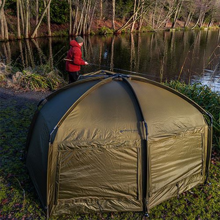 Fox Frontier Lite Fishing Groundsheet In Use 6