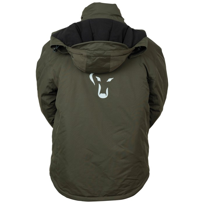Fox Green & Silver Winter Fishing Suit Jacket Back