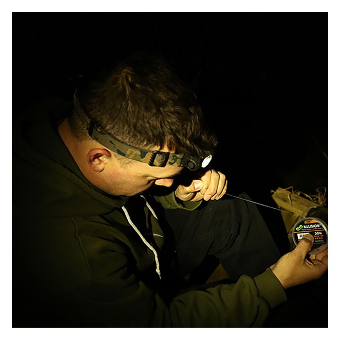 Fox Halo AL320 Headtorch in use