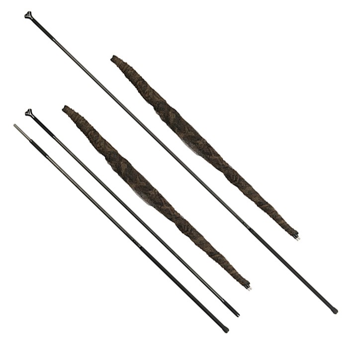 Fox Horizon X6 Carbon Camo Landing Net Side by side