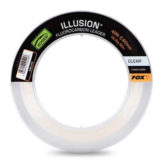 Fox Illusion Fluorocarbon Leader Clear 50m