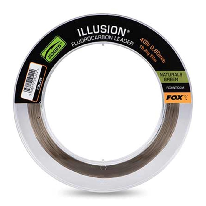 Fox Illusion Fluorocarbon Leader Naturals Green 50m