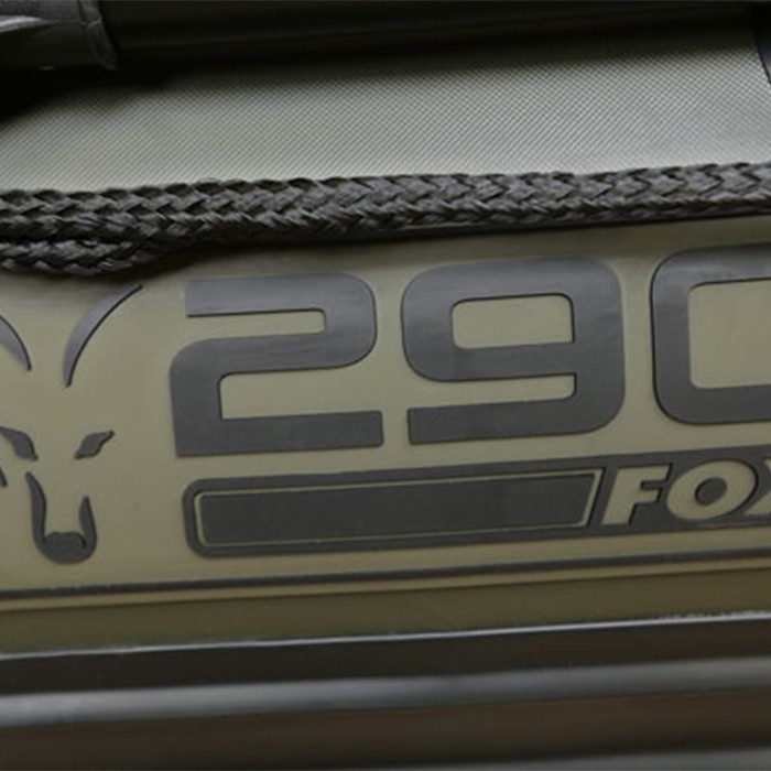 Fox 290 Fishing Boat with Air Deck Close Up Graphics