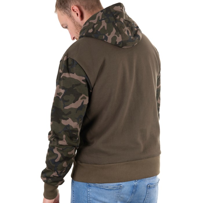 Fox Khaki / Camo Fishing Hoodie Pattern