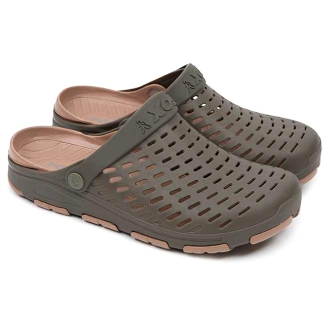 Fox Khaki Clogs