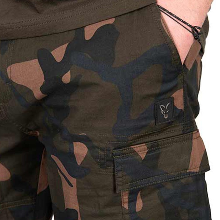 Fox Lightweight Camo Combat Shorts Close Up 1