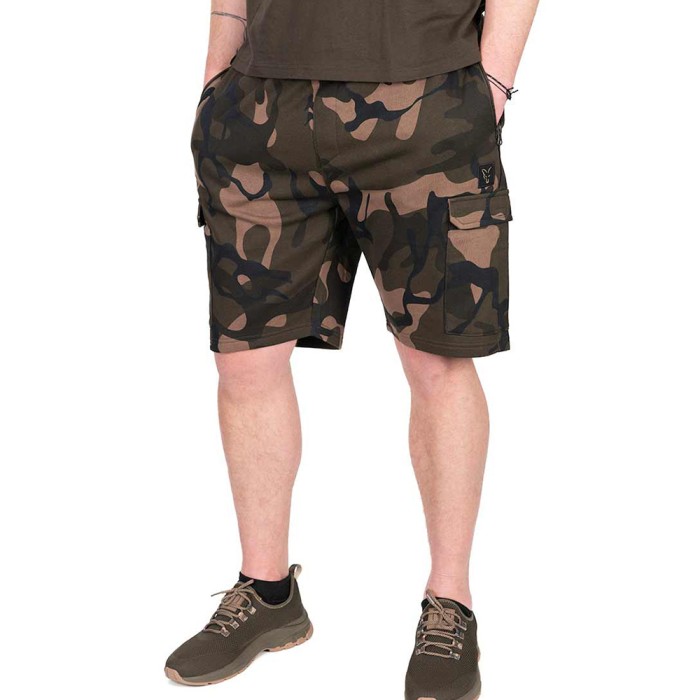 Fox Lightweight Camo Jogger Shorts In Use 1