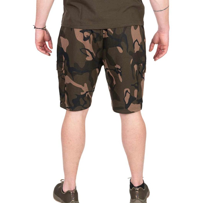 Fox Lightweight Camo Jogger Shorts In Use 2