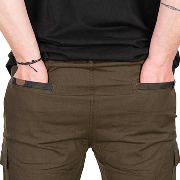 Fox Lightweight Khaki Combat Shorts Close Up 1