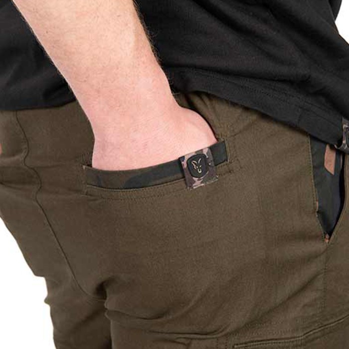 Fox Lightweight Khaki Combat Shorts Close Up 2