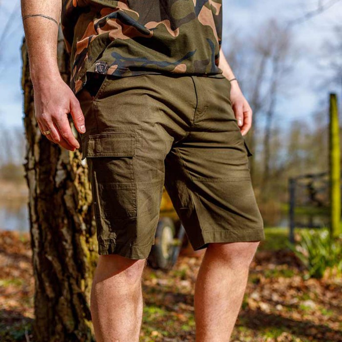 Fox Lightweight Khaki Combat Shorts In Use 2