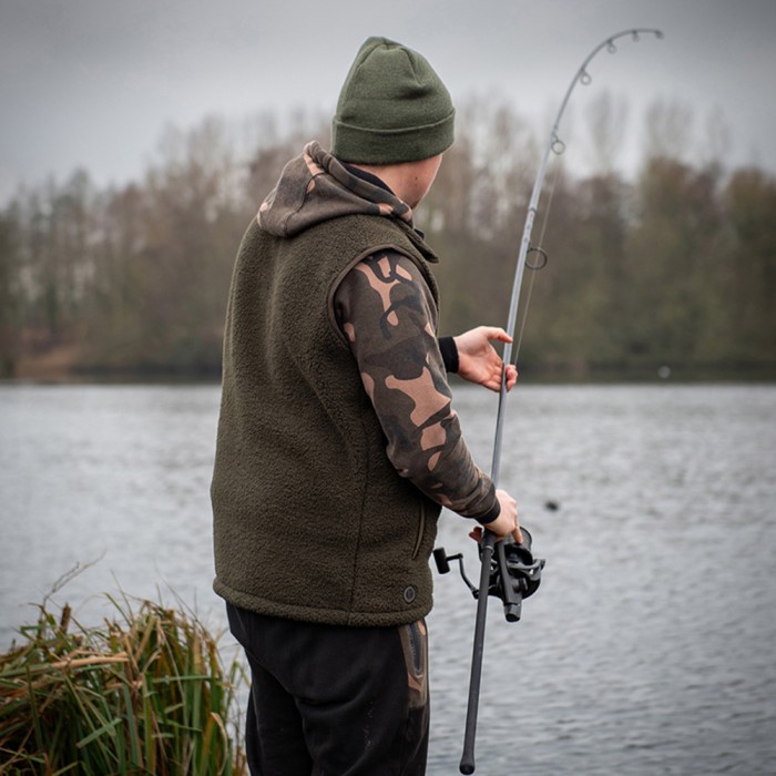 Fox Sherpa Hybrid Gilet - Olive