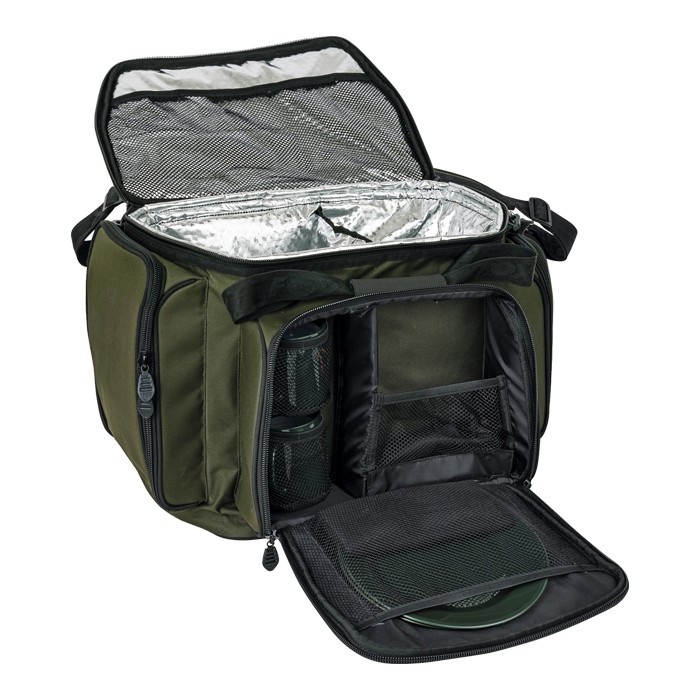 Fox R-Series Fishing Cooler Food Bag 2 Man Open