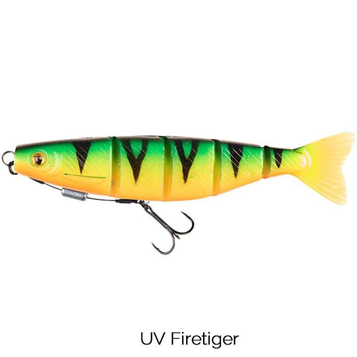 Fox Rage Loaded Jointed Pro Shads 18cm UV Firetiger