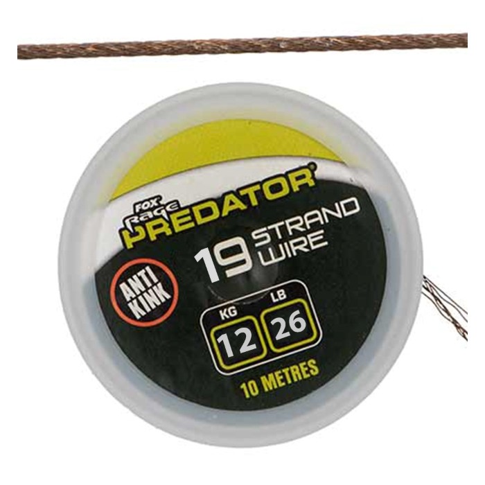 Fox Rage Predator 19 Strand Coated Wire 10m