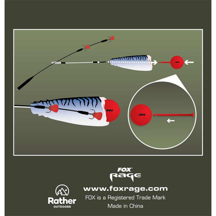 Fox Rage Predator Bait Poppers - Red 3