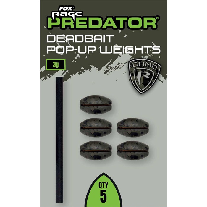 Fox Rage Predator Camo Deadbait Pop-Up Weights 2