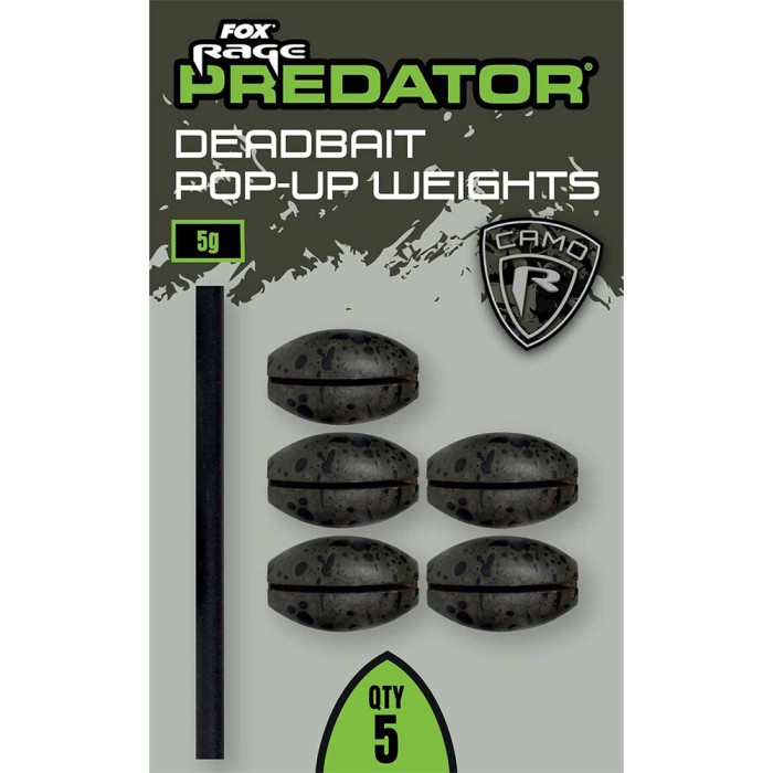Fox Rage Predator Camo Deadbait Pop-Up Weights 4