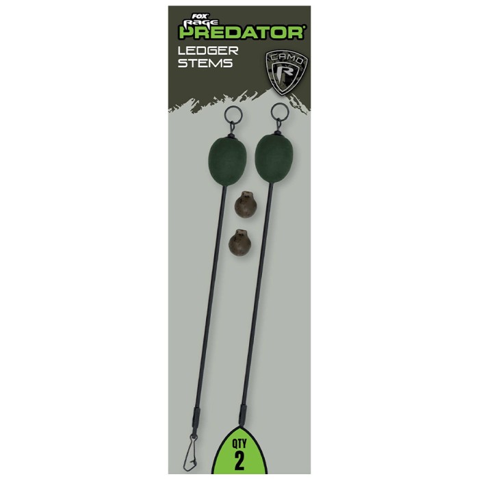 Fox Rage Predator Ledger Stems Medium x2 1
