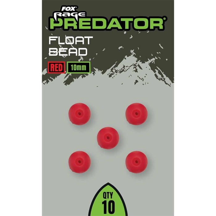 Fox Rage Predator Red Float Bead 10mm 1