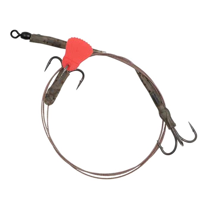 Fox Rage Predator Twin Treble Traces 52cm 40lb