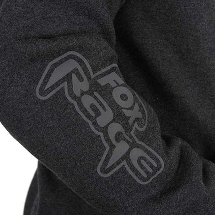 Fox Rage Reversible Sherpa Hoodie Close Up 1